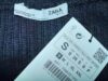 Размерная сетка вещей из магазина Zara